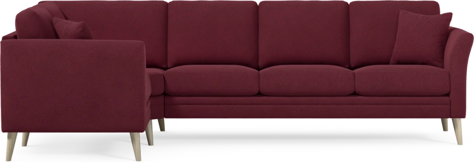 Eden - Hörnsoffa, 1+3-sits - Röd