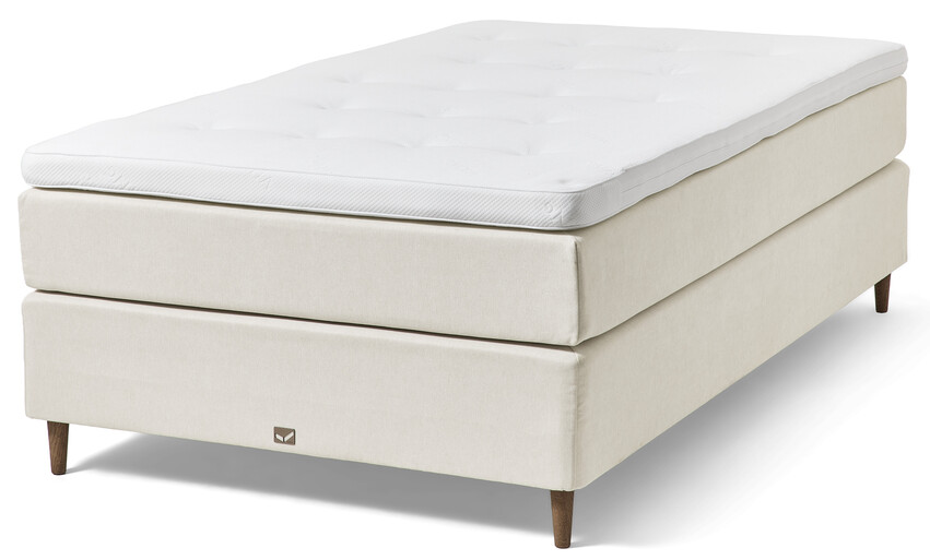 Active - Kontinentalsäng, enkelsäng med bäddmadrass - Beige