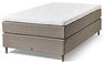 Active - Kontinentalsäng, enkelsäng med bäddmadrass - Brun