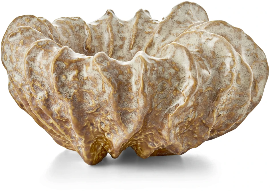 Gaia - Dekorationsfat, L19,5 B17,3 H10,7 cm - Brun