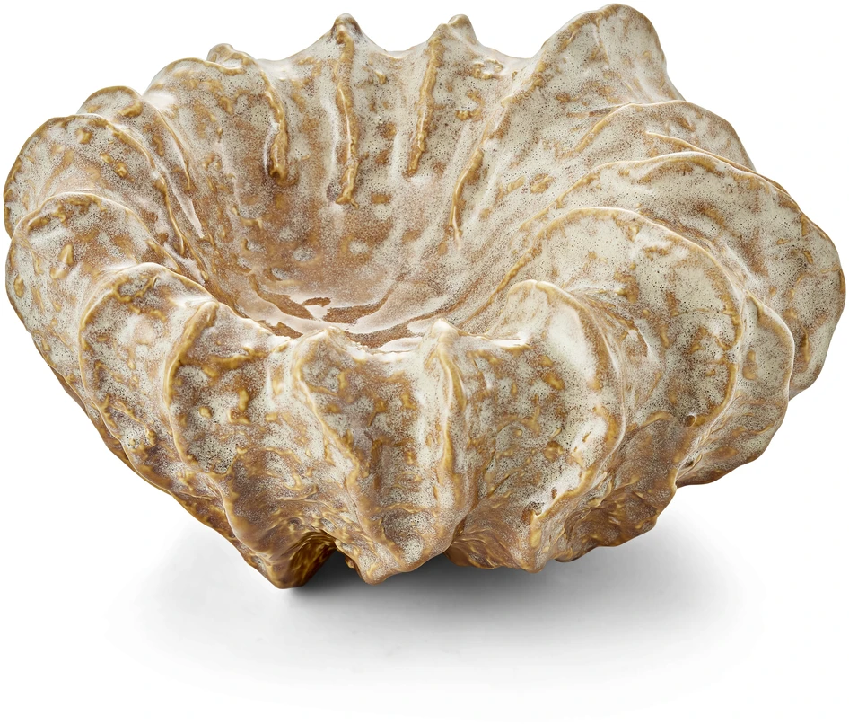 Gaia - Dekorationsfat, L19,5 B17,3 H10,7 cm - Brun