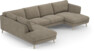 Madison Lux - 2-sits soffa med divan vänster och schäslong höger - Beige