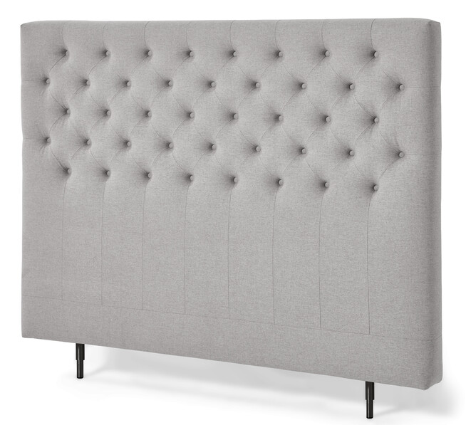 Änga Pikerad - Sänggavel, B 120-180 cm - Grå
