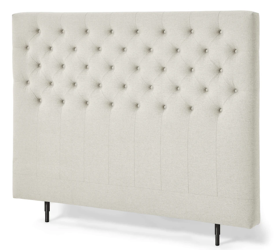 Änga Pikerad - Sänggavel, B 120-180 cm - Beige