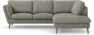 Madison Lux - 2-sits soffa med divan höger - Vit