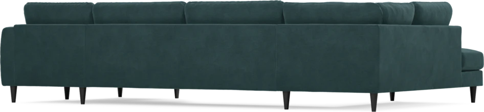 Bridge - 3-sits soffa med divan vänster och schäslong höger - Blå