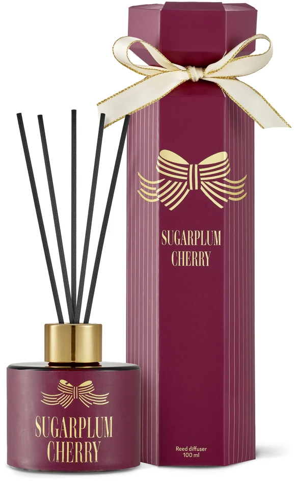 Sugarplum Cherry - Doftpinne, doft Velvet Bergamot, 100ml - Lila