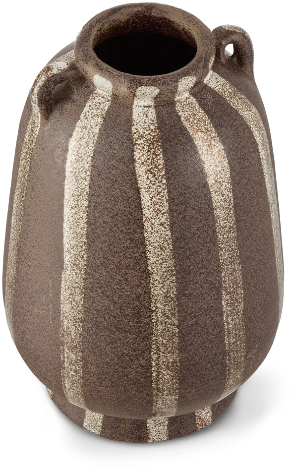 Ares - Urna, H26 Ø17 cm - Brun