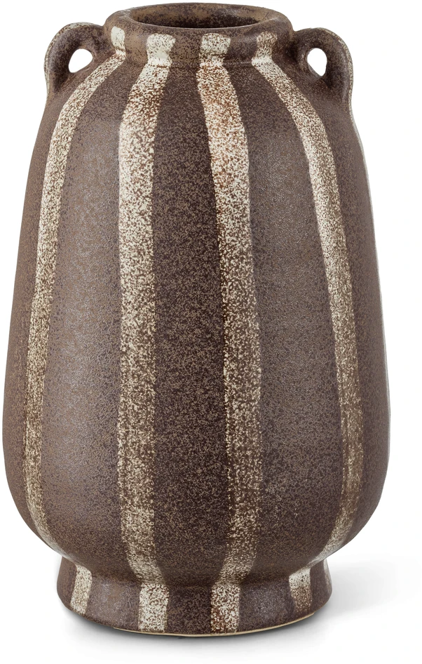 Ares - Urna, H26 Ø17 cm - Brun