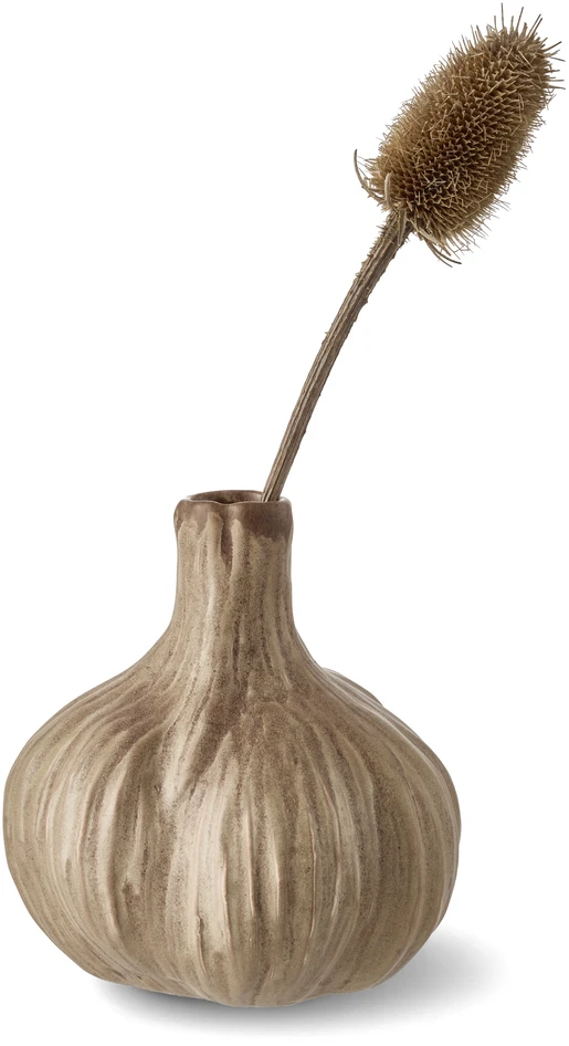 Vitlök - Vas, H15,3 Ø14 cm - Brun