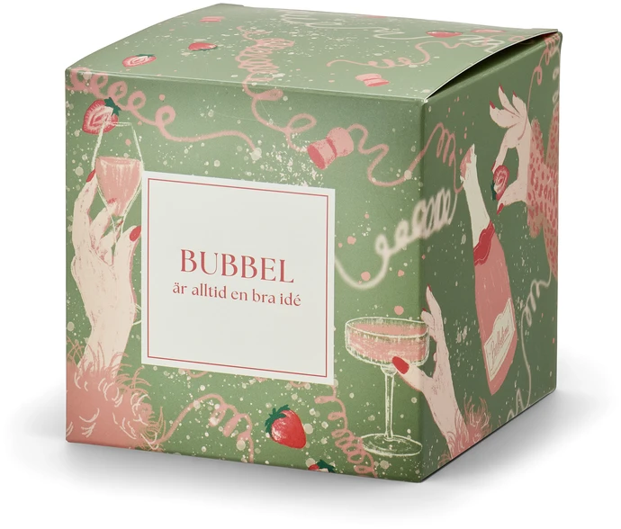 Budskap, Doftljus, Prosecco Fizz, brinntid 35 h, 300 gr