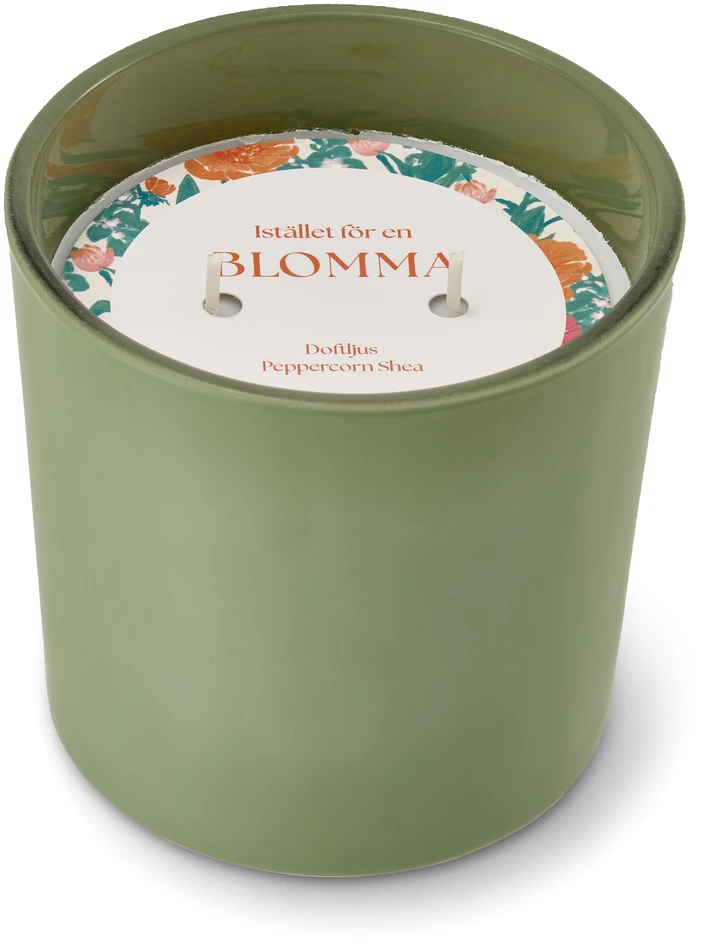 Budskap - Doftljus, Peppercorn Shea, brinntid 35 h, 300 gr - Flerfärgad