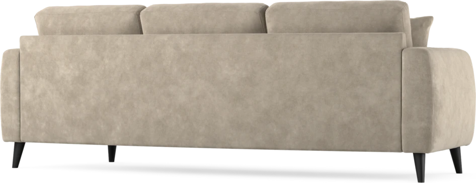 Eden - 3-sits soffa svängd - Beige
