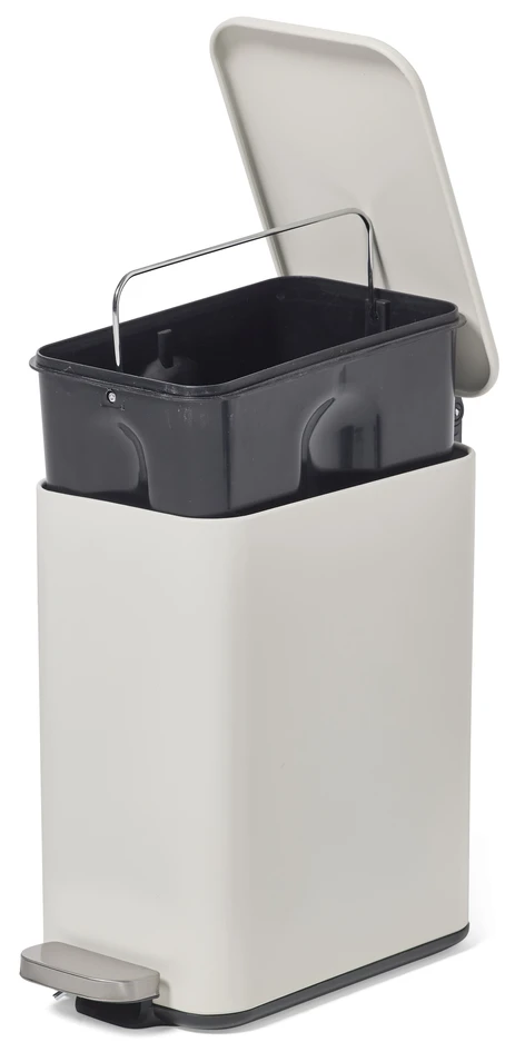 Morgan - Pedalhink, H29 B14,5 L29,2 cm, 5 liter - Vit