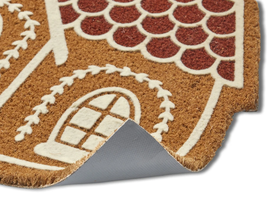 Pepparkakshus - Dörrmatta, 45x75 - Beige