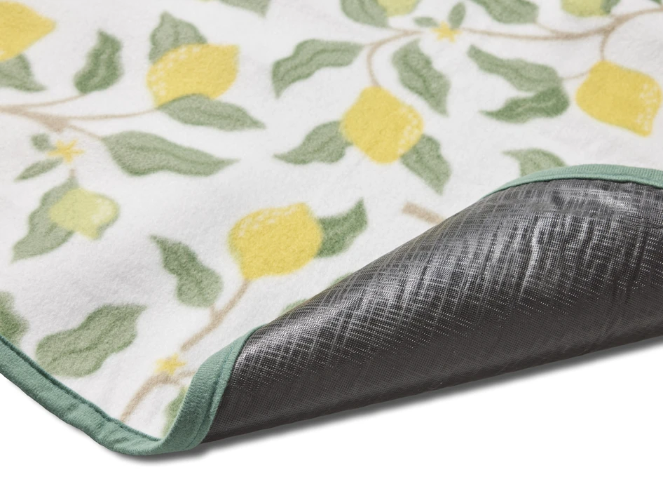 Citrus - Picknickpläd, 130x170 cm - Gul