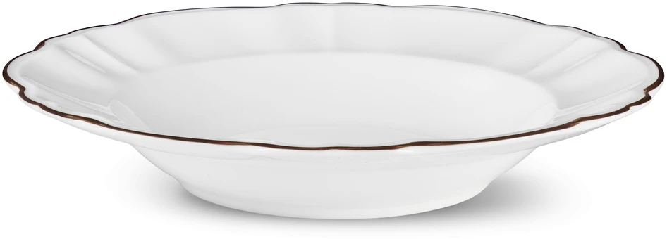 Juline - Djup tallrik, Ø22 cm - Brun