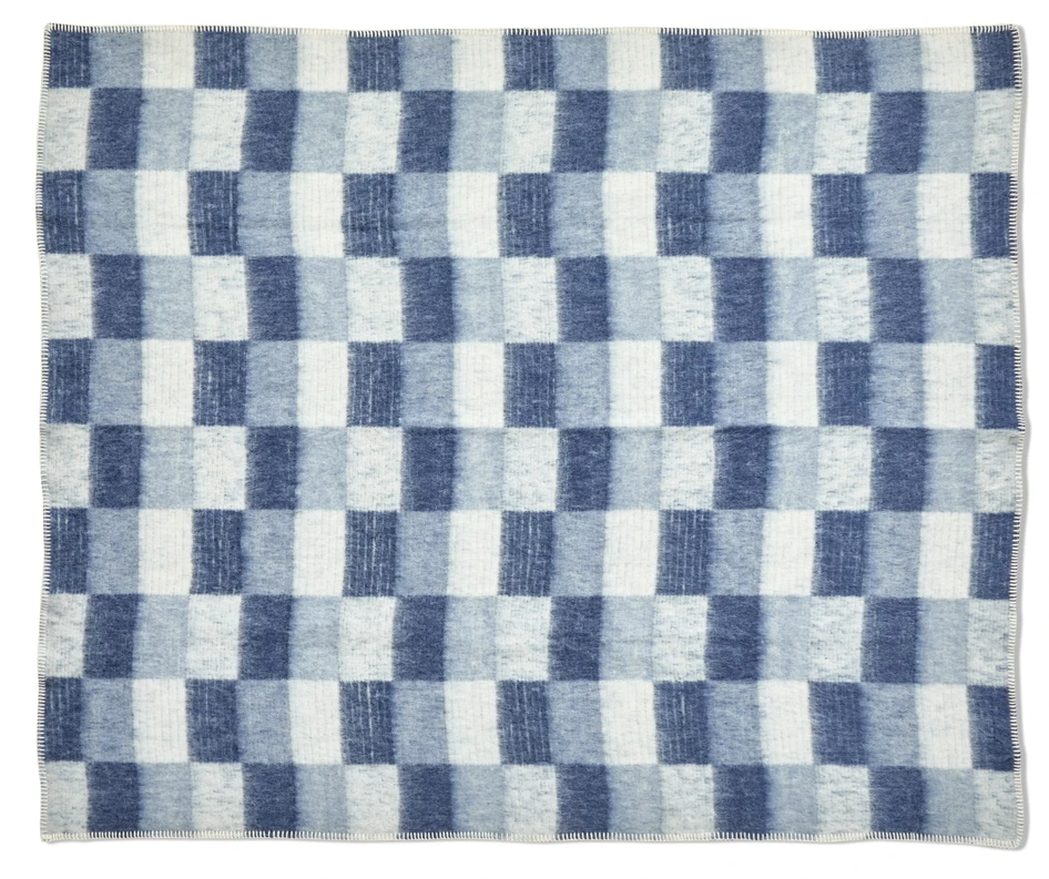 Elsa - Pläd, 125x150 cm - Blå