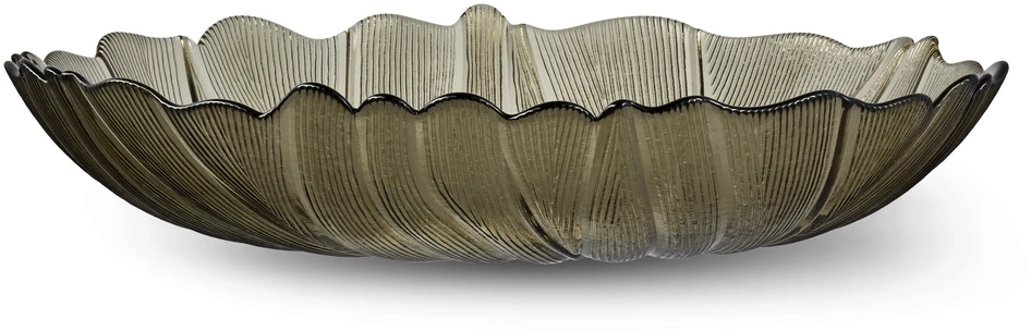 Alicia - Glasfat H6,2 Ø33 cm - Grön