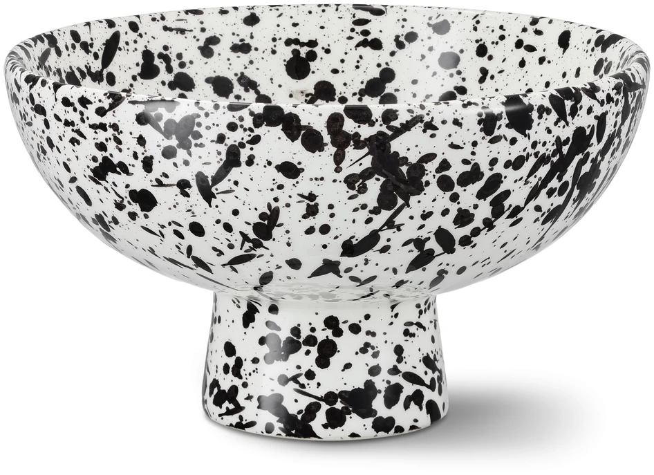 Dali - Fat på fot H9.8 Ø16.7 cm - Vit