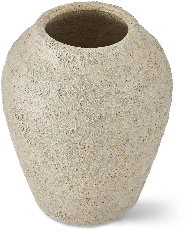 Apollo - Stengods, H13 Ø10,5 cm - Beige