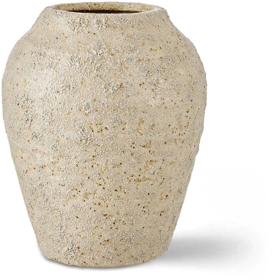 Apollo - Stengods, H13 Ø10,5 cm - Beige