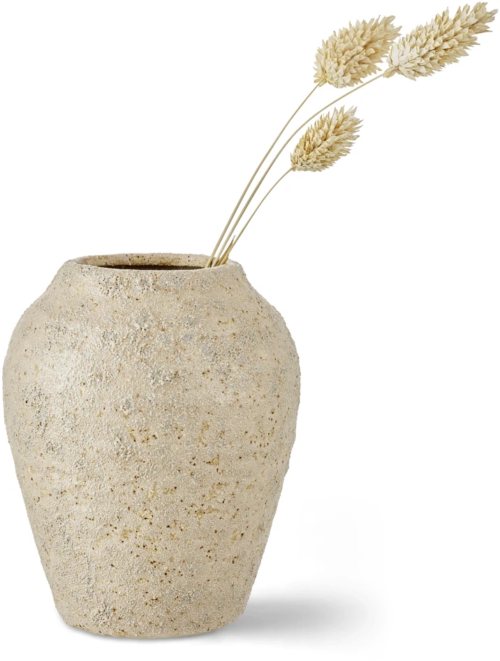 Apollo - Stengods, H13 Ø10,5 cm - Beige
