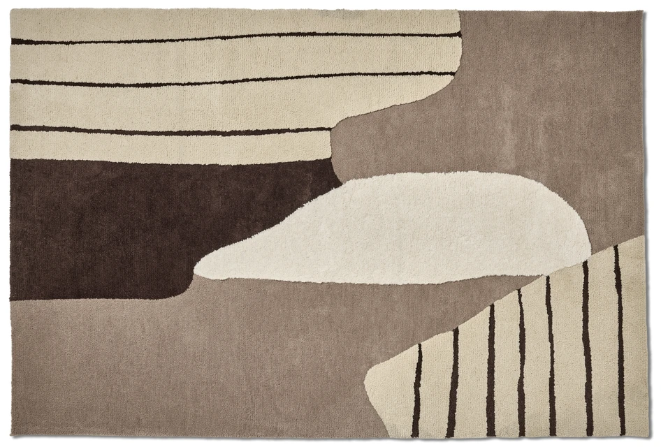 Lillis - Ryamatta,  200x300 cm - Brun