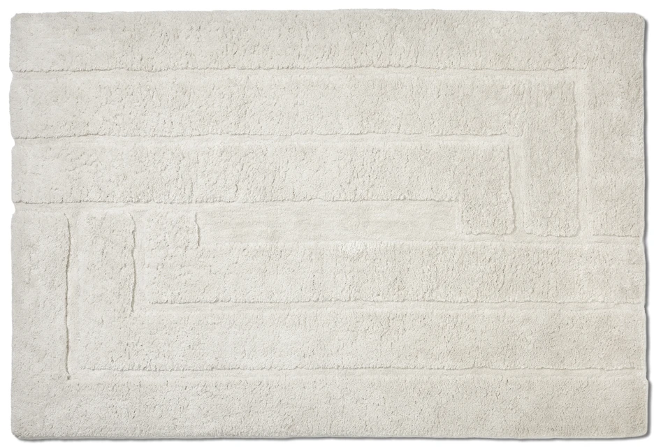 Meya - Ryamatta, 160x230 cm - Vit