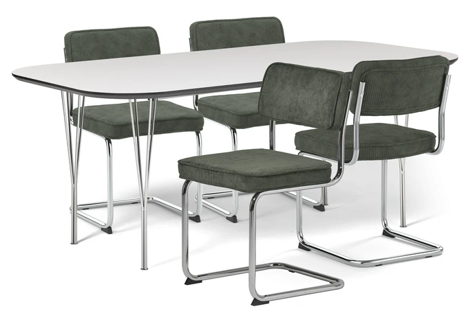 Santino, Matbord med 4 stolar Merano