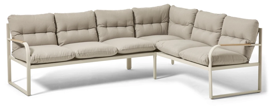 Freestyle - Utesoffa med bord L 120 cm - Beige