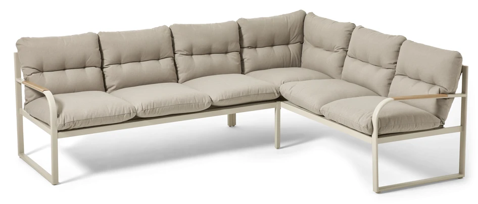 Freestyle - Utesoffa med bord L 120 cm - Beige