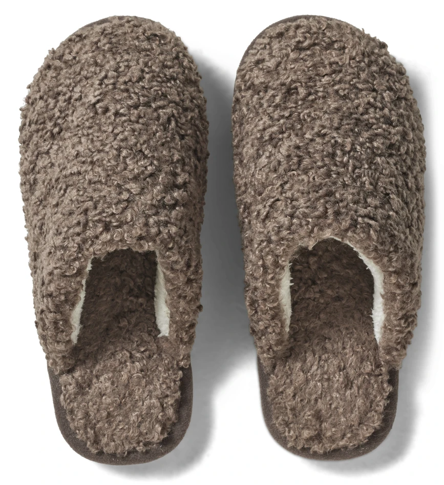 Curly - Tofflor bruna, stl. 39-40, 1 par - Brun