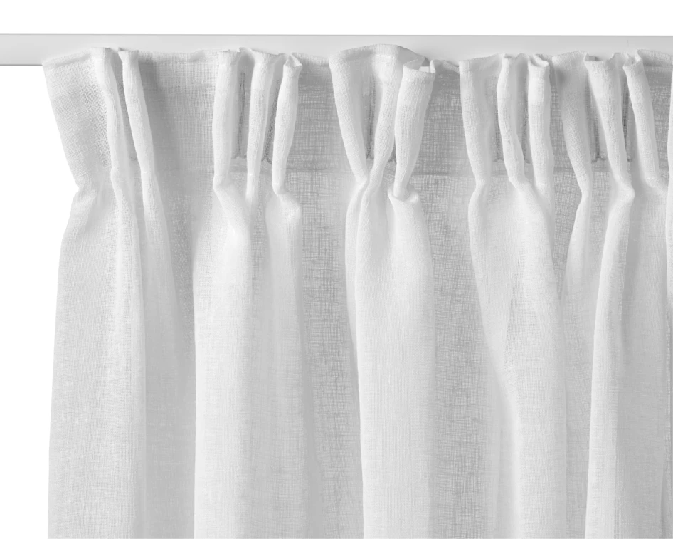 Sunnan - Gardin, 1-pack, 290x300 cm, Extra bred - Vit