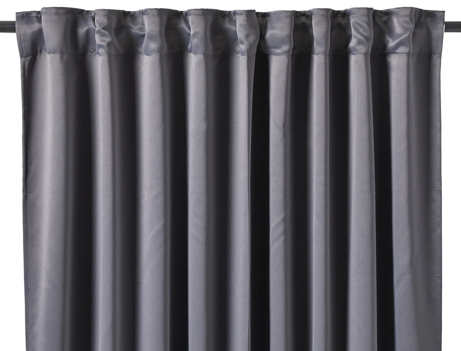 Shade - Rumsförmörkande gardin, 2-pack,140x250 cm - Svart