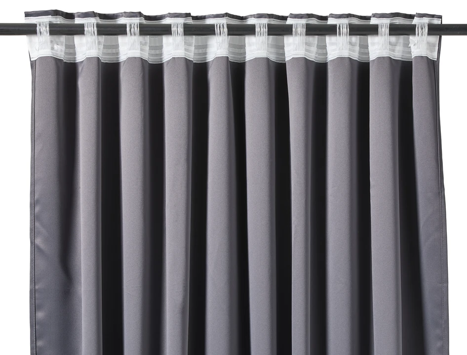 Shade - Rumsförmörkande gardin, 2-pack,140x250 cm - Svart