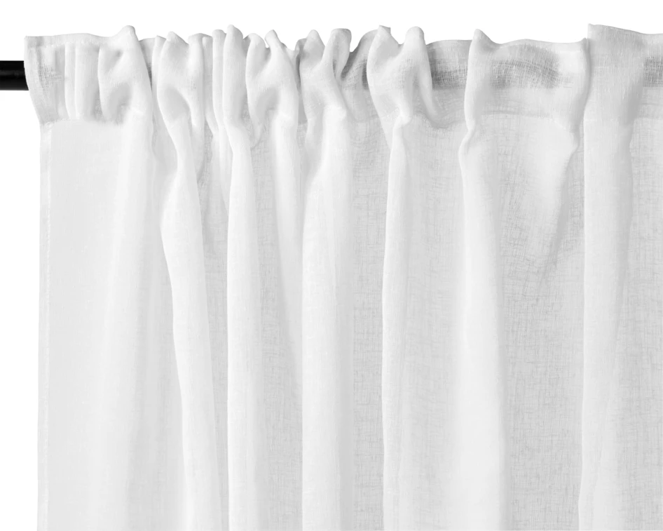 Sunnan - Gardin, 1-pack, 290x300 cm, Extra bred - Vit