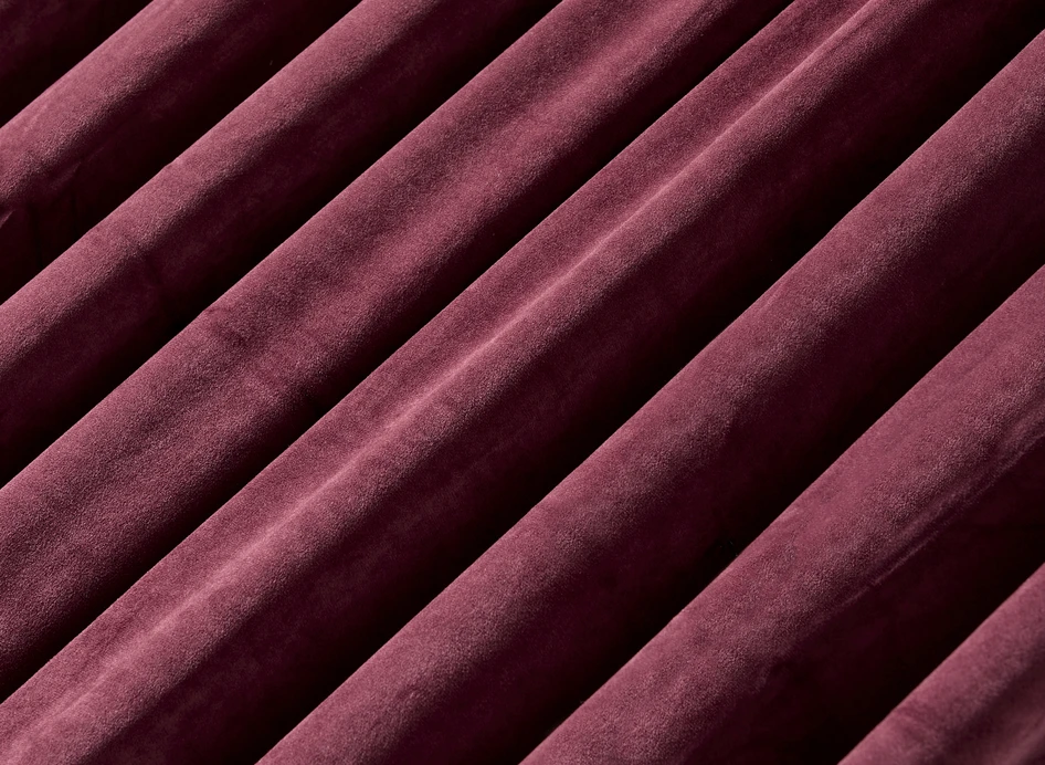Gabrielle  - Gardin, 2-pack, 135x250 cm - Röd