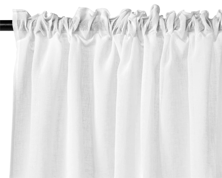 Sunnan - Gardin, 1-pack, 290x300 cm, Extra bred - Vit