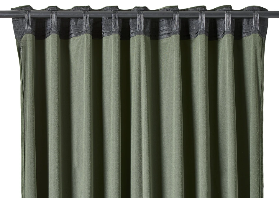 Gabrielle  - Gardin, 2-pack, 135x250 cm - Grön