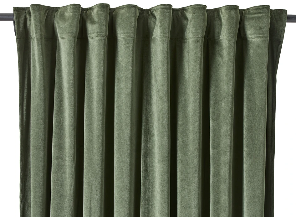 Gabrielle  - Gardin, 2-pack, 135x250 cm - Grön