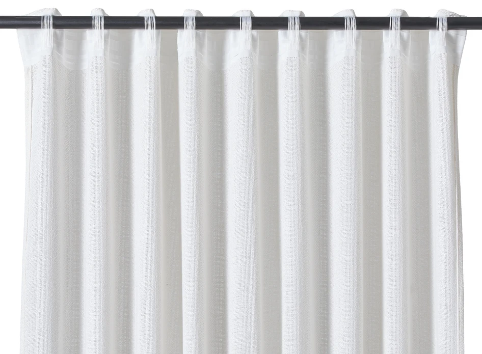 Lina - Gardin, 2-pack, 140x250 cm - Vit