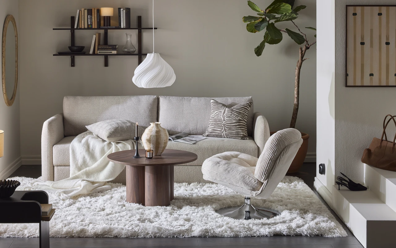 Tyko - Fåtölj beige - inspiration