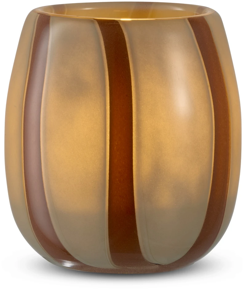 Zoe - Ljuslykta, H 10 Ø 9,5 cm - Beige