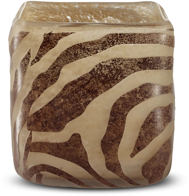 Cube, Ljuslykta, H 10,5 B 11 cm