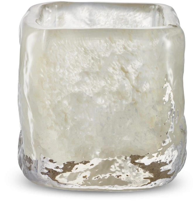 Cube, Ljuslykta, H 9,5 B 9 cm