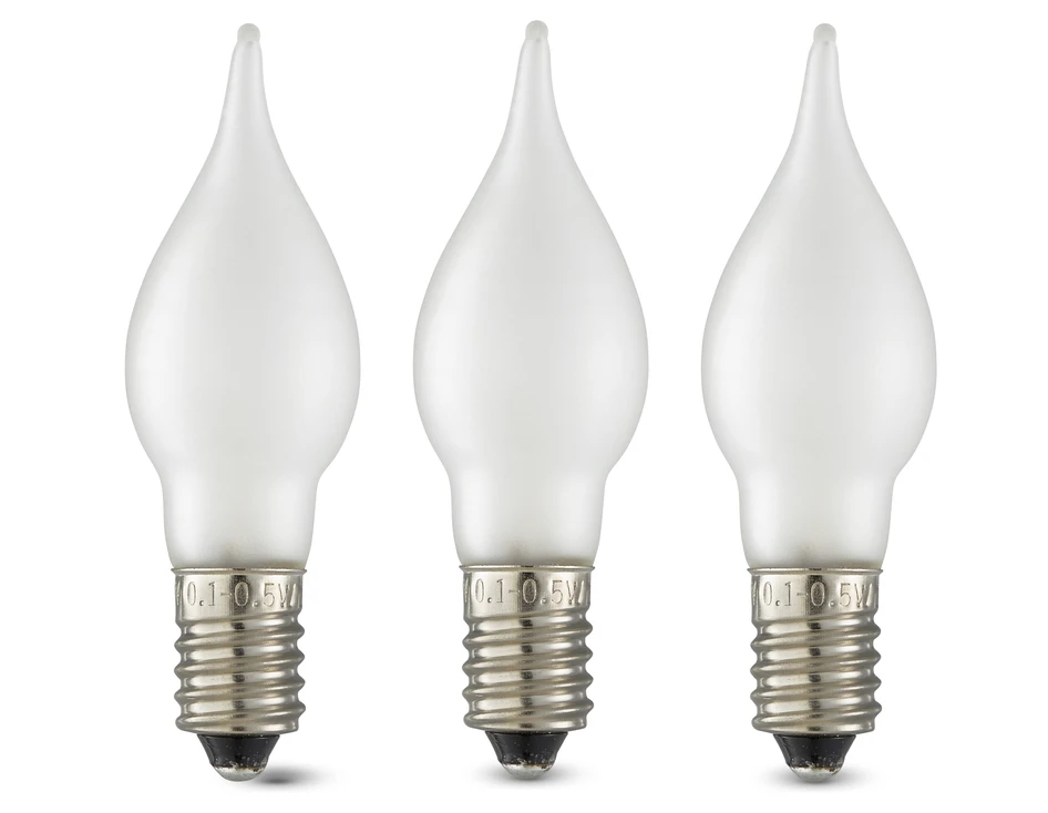 Lysa - Ljuskälla LED, E10, H 5,5 cm Ø 1,7 cm - Vit