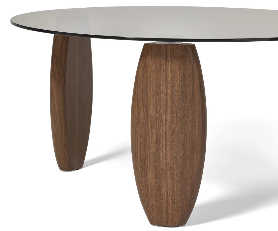 Cladia - Soffbord, Ø 90, H 45 cm - Brun