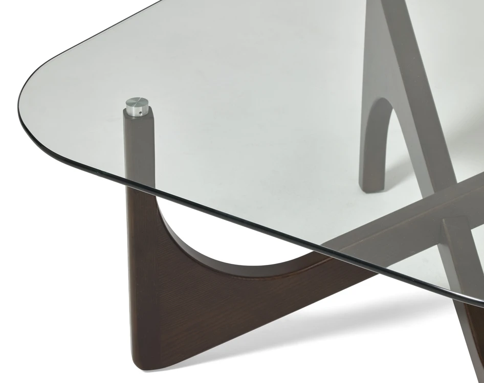 Cruz - Soffbord, 100x100x43 cm - Brun