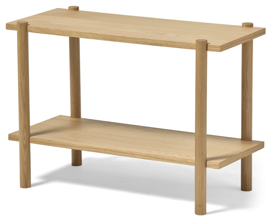 Sigrun - Hylla med 2 hyllplan, 70x33,5x50 cm  - Beige